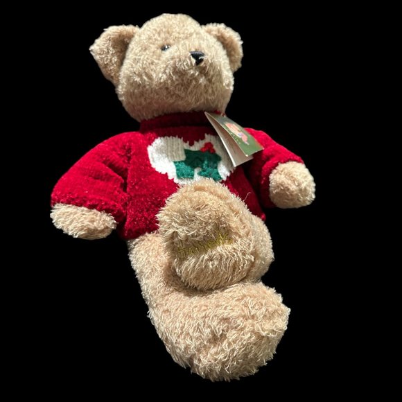 Harrod's Soft Toys Christmas Teddy Bear - Picture 4 of 5